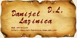 Danijel Lazinica vizit kartica